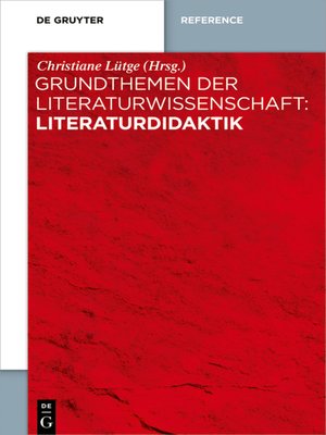 cover image of Grundthemen der Literaturwissenschaft